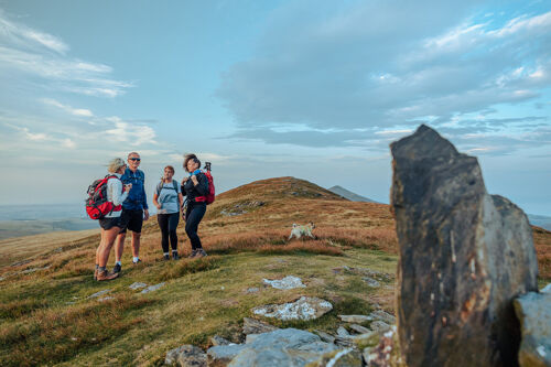 North Barrule walking group