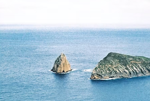 Small island in Channel Islands