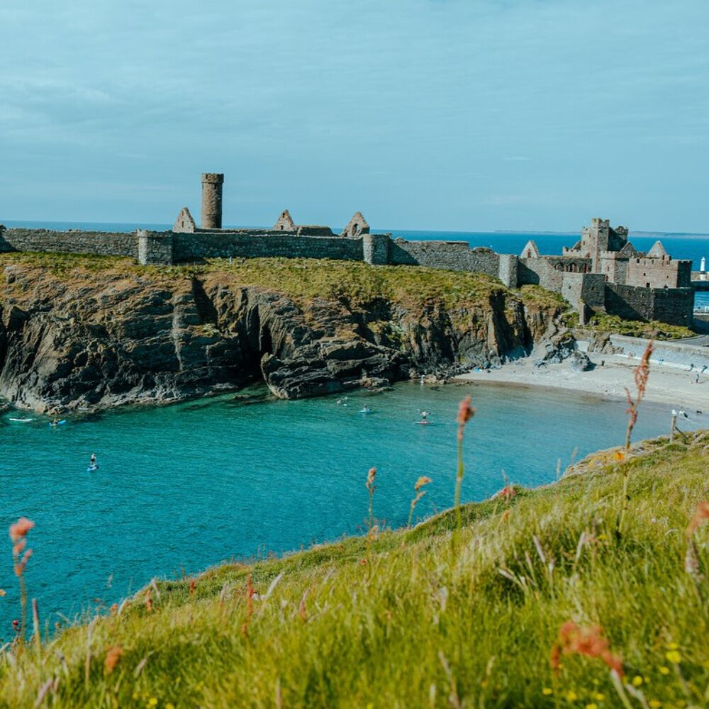 Castle by the sea.