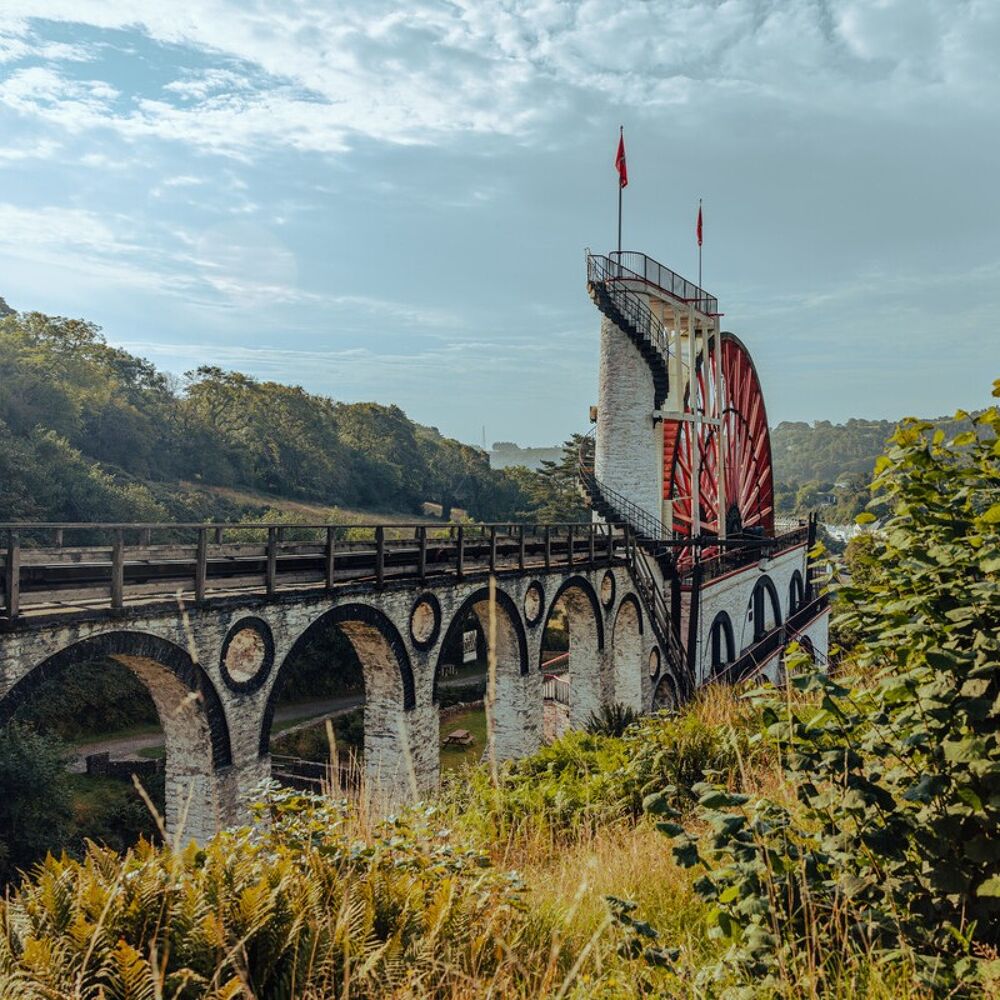 Laxey Wheel, largest working waterwheel in the world.