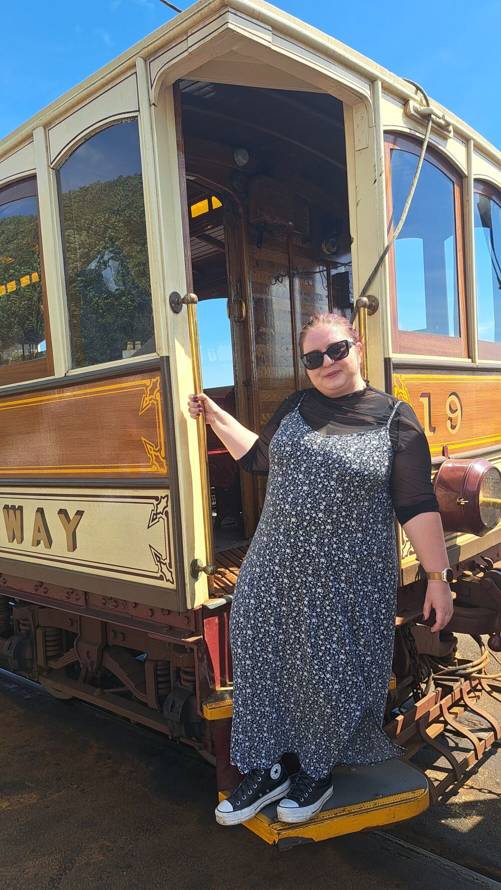 Leslie on the Manx Electric Railway Leslie on the Manx Electric Railway
