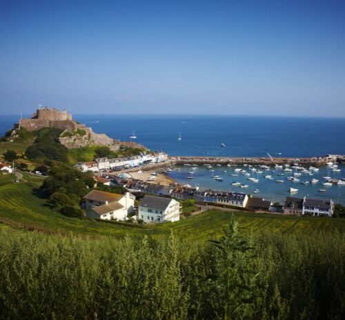 Gorey Harbour and Castle