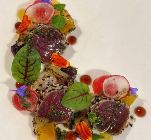 Longueville Manor food - Bluefin Tuna