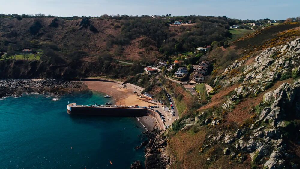 Bonne Nuit Bay from above