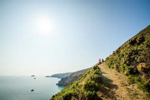 Sark walking couple