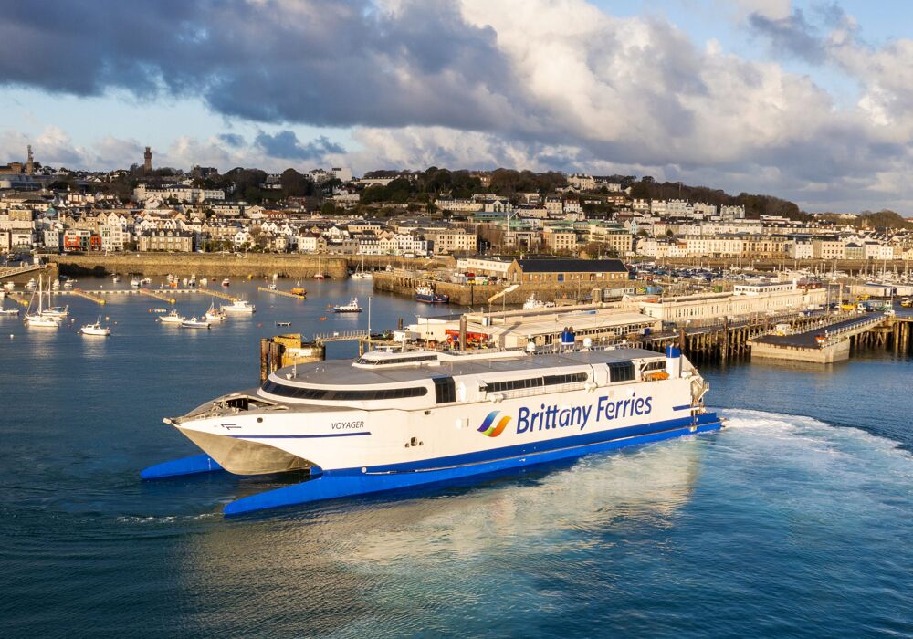 St Peter Port Brittany Ferry Guernsey