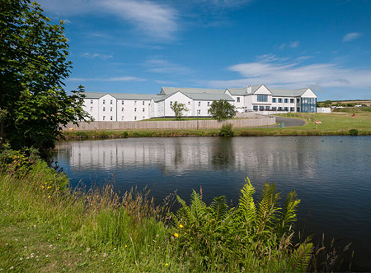 Exterior and lake