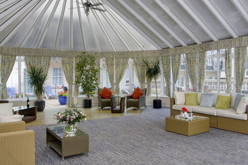Conservatory lounge area