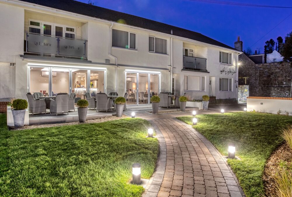 Exterior and patio night