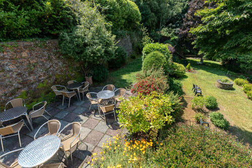 Gardens and patio